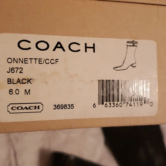 Coach Leather Boots - Picture 9 of 10